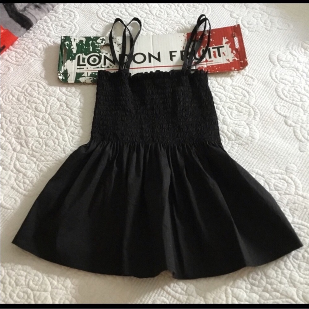 🖤Moda International Black Double Strap Tank